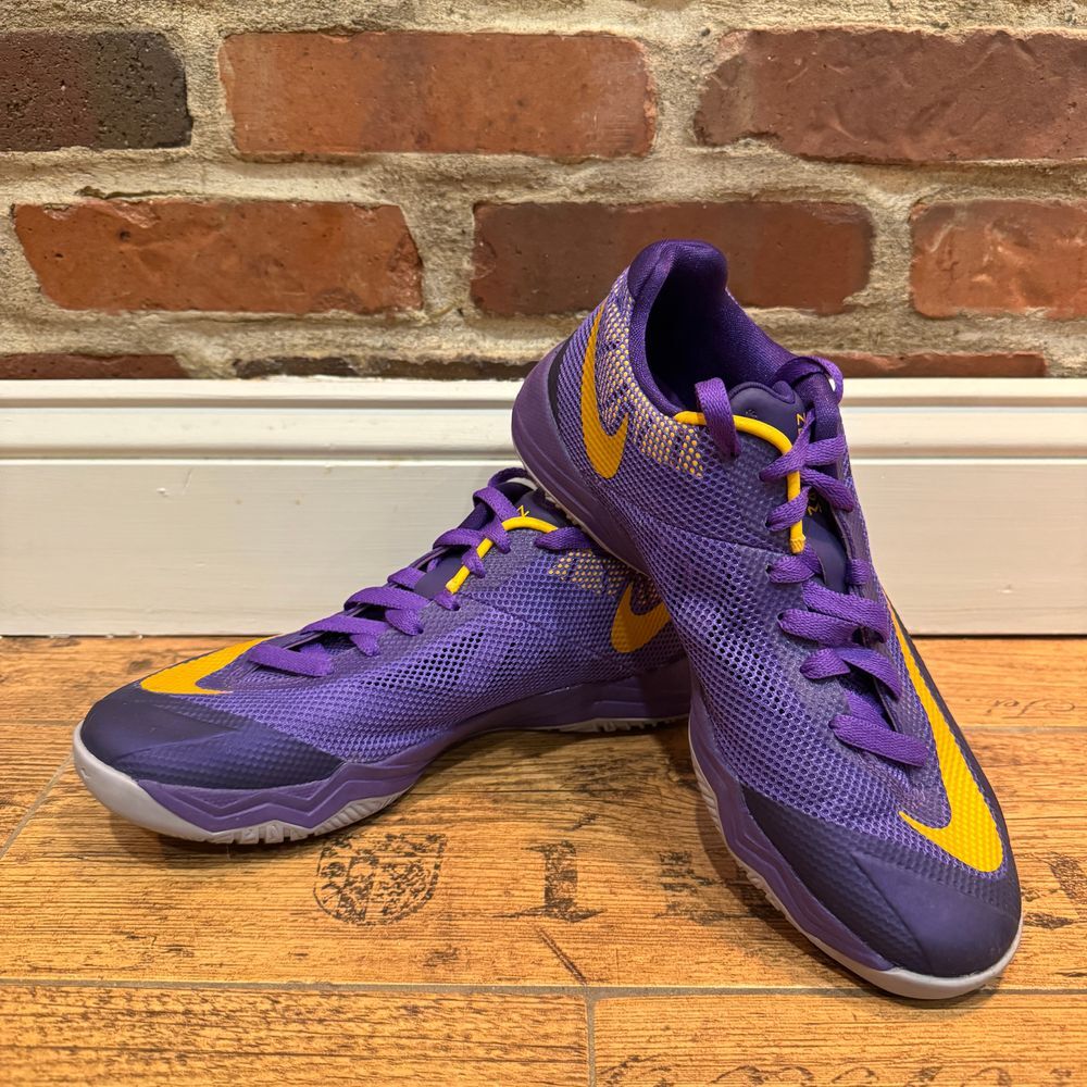 Nike Zoom Fire‎ XDR Sneakers Men US8 Purple Yellow